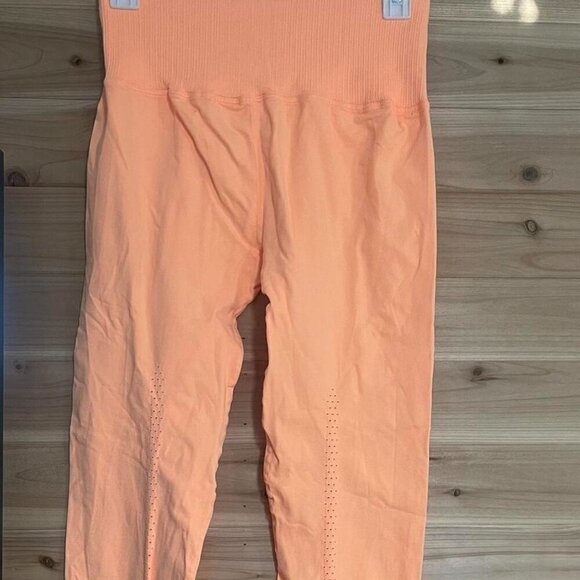 Free People Bright Orange High Waisted - Picture 5 of 6